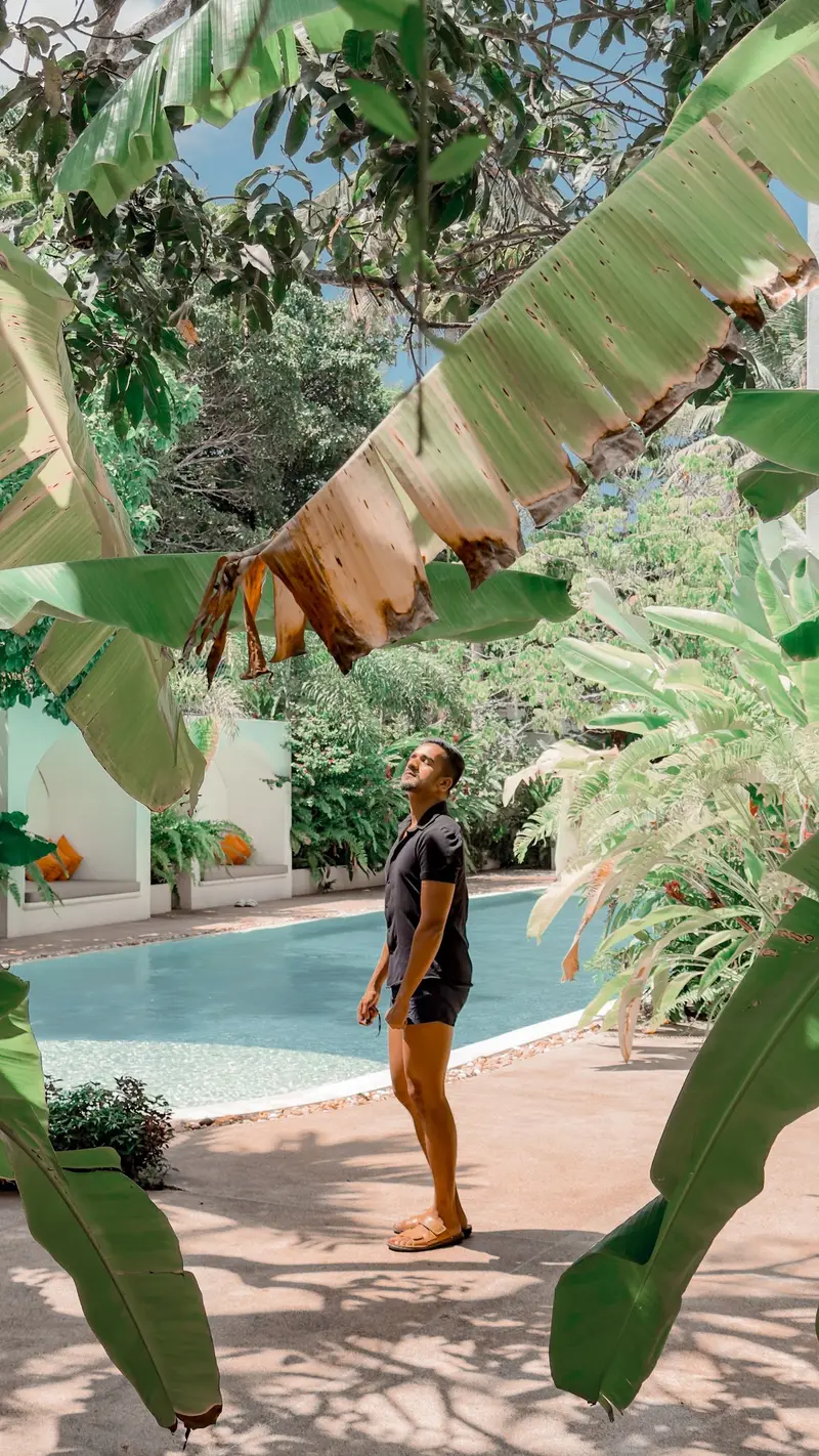 A guest by the pool, shared in a Google review